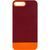 Чохол TPU+PC Bichromatic для Apple iPhone 7 plus / 8 plus (5.5") Brown burgundy / Orange 555-03899 фото