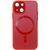 Чехол TPU+Glass Sapphire Midnight with MagSafe для Apple iPhone 15 (6.1") Red 656-08566 фото