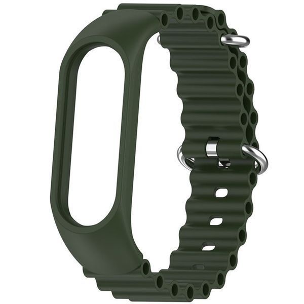 Ремешок Ocean Band для Xiaomi Mi Band 3/4/5/6/7 Dark Olive 212-01329 фото