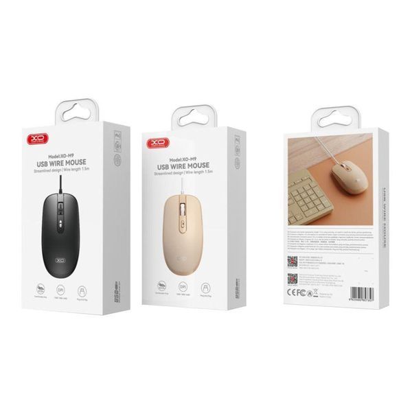 USB Мышь XO-M9 YuRun Черный 656-02715 фото