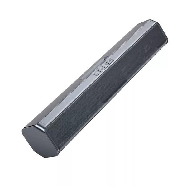 Портативна колонка HOCO BS49 Dazzling sound desktop wireless speaker Metal Gray 656-00755 фото
