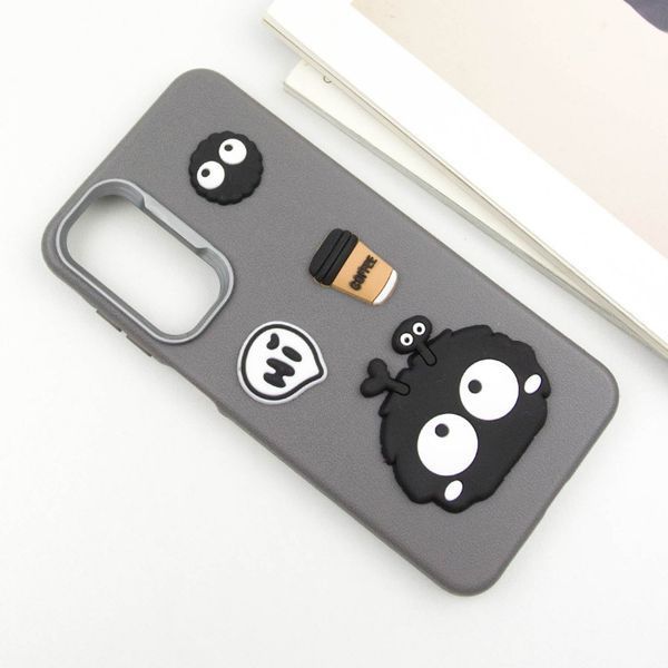 Чохол TPU Leather Toys для Samsung Galaxy A25 5G Monster / Grey 555-00925 фото