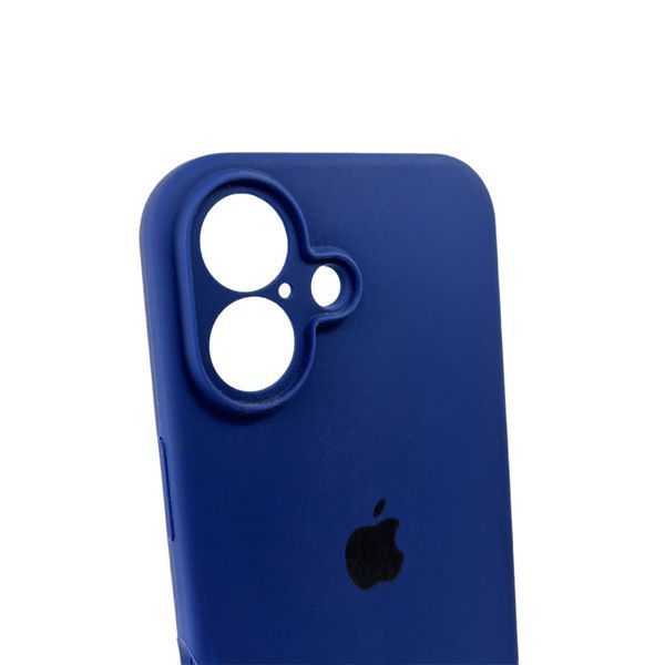 Силіконовий чохол з закритою камерою для iPhone 16 Mid Black 666-05463 фото