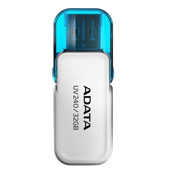 Флеш-накопичувач ADATA USB 2.0 AUV 240 32Gb White AUV240-32G-RWH фото