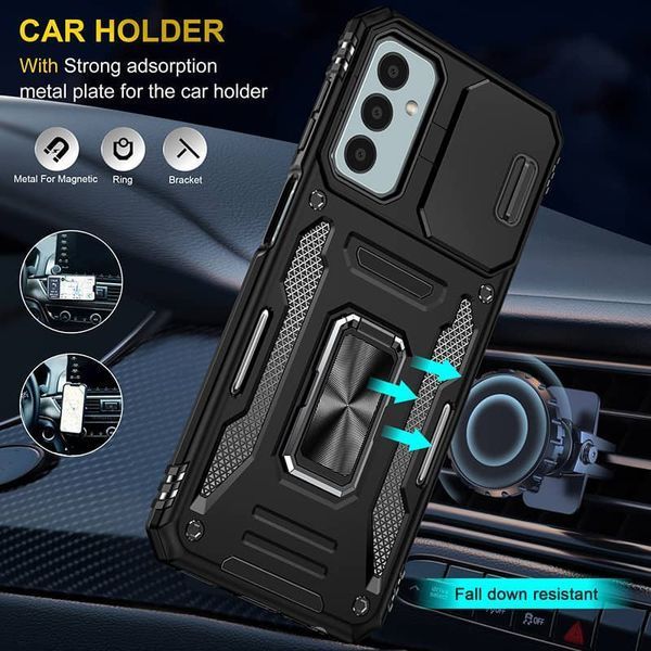 Ударостійкий чохол Camshield Army Ring для Samsung Galaxy A05s Black 777-05033 фото