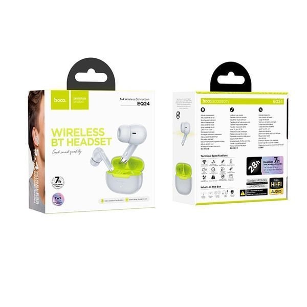 Беспроводные наушники HOCO EQ24 Estrella wireless BT headset Gray Lake 656-03866 фото