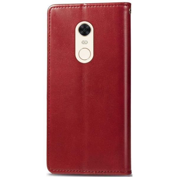 Кожаный чехол-книжка GETMAN Gallant (PU) для Xiaomi Redmi 5 Plus / Redmi Note 5 (Single Camera) Red 777-06449 фото
