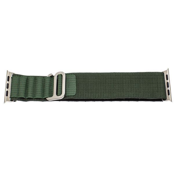 Тканинний ремінець Alpine Loop для Apple Watch 42/44/45/49 mm Military Green 212-00539 фото