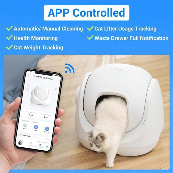 Смарт автоматичний лоток CATLINK Smart Litter Box - Scooper SE Baymax 656-00612 фото