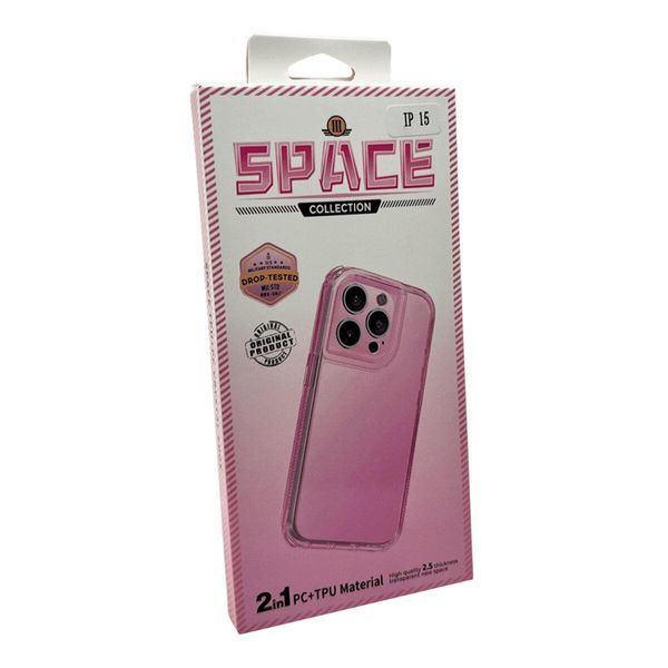 Противоударный чехол для смартфона Space III для iPhone 15 Powder 666-01909 фото