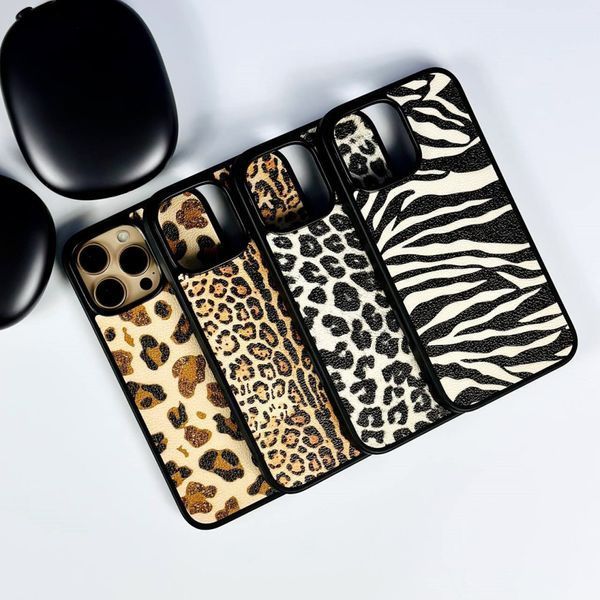 Шкіряна накладка Leopard Leather Magnetic для iPhone 16 Pro Color №5 207-00276 фото
