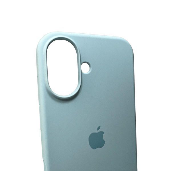Силіконовий чохол для iPhone 16 Mist Blue 666-01174 фото