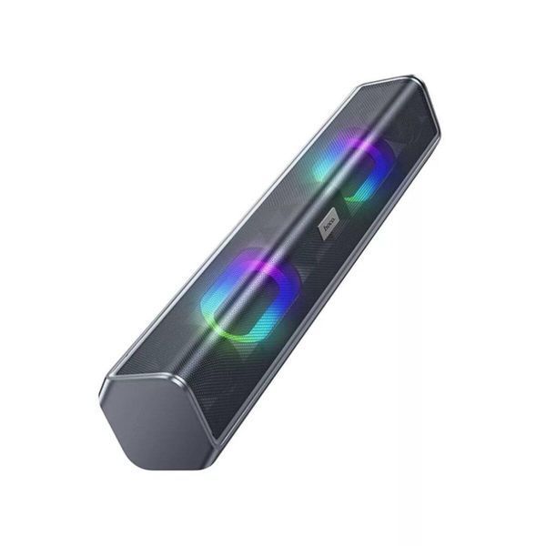 Портативна колонка HOCO BS49 Dazzling sound desktop wireless speaker Metal Gray 656-00755 фото