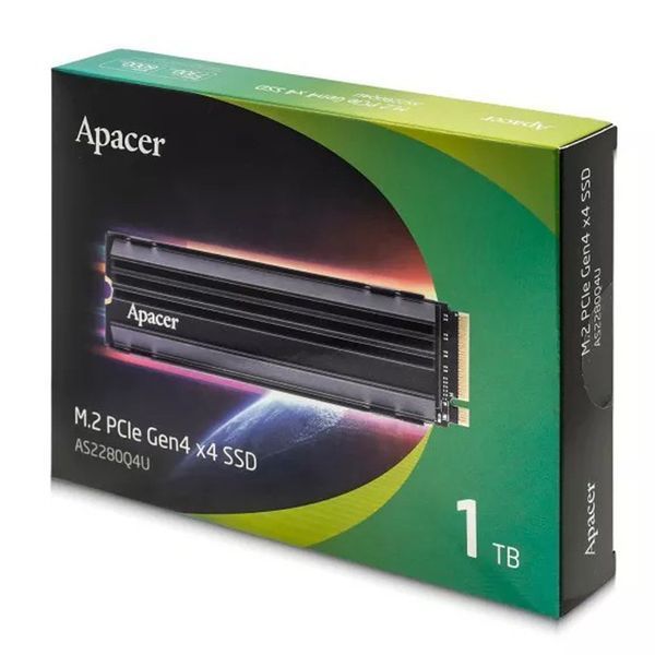 Накопитель SSD M.2 Apacer AS2280Q4U 1TB 2280 PCIe 4.0x4 NVMe 3D Nand Read/Write: 7300/6000 MB/sec AP1TBAS2280Q4U-1 фото