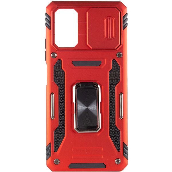Ударопрочный чехол Camshield Army Ring для Xiaomi Poco X5 5G / Note 12 5G Red 777-05083 фото