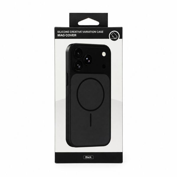 Чохол Silicone Creative Variation Case MAG COVER дизайн 17 Pro для Apple iPhone 17 Black 666-05314 фото