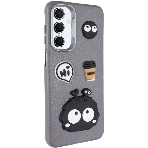 Чохол TPU Leather Toys для Samsung Galaxy A25 5G Monster / Grey 555-00925 фото