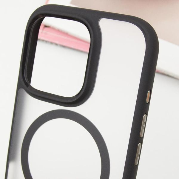 TPU+PC чохол Blueo Skin Friendly Frosted with MagSafe для Apple iPhone 16 Pro Max (6.9") Black 777-07927 фото