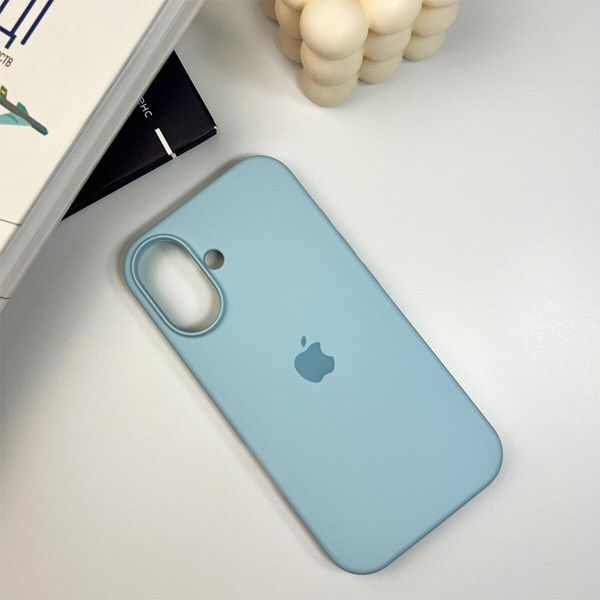Силіконовий чохол для iPhone 16 Mist Blue 666-01174 фото