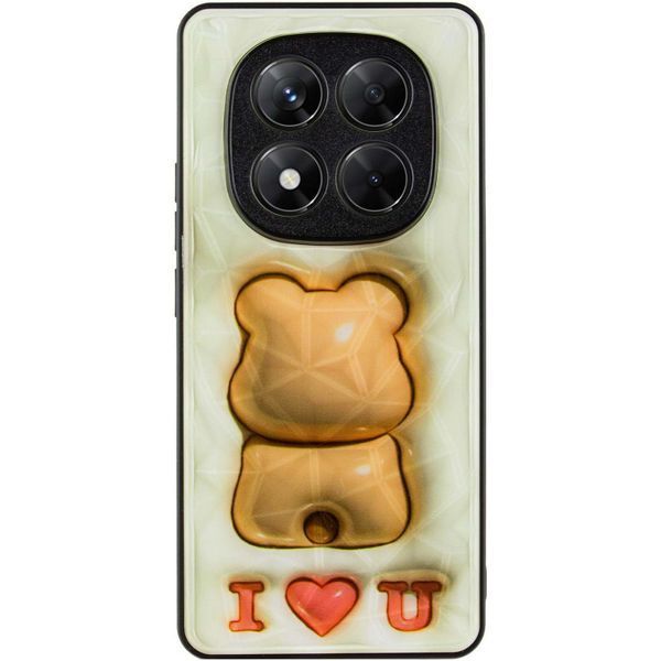 Чохол TPU+PC Prisma Fluffie для Xiaomi Redmi Note 14 Pro 5G Bear 777-04269 фото