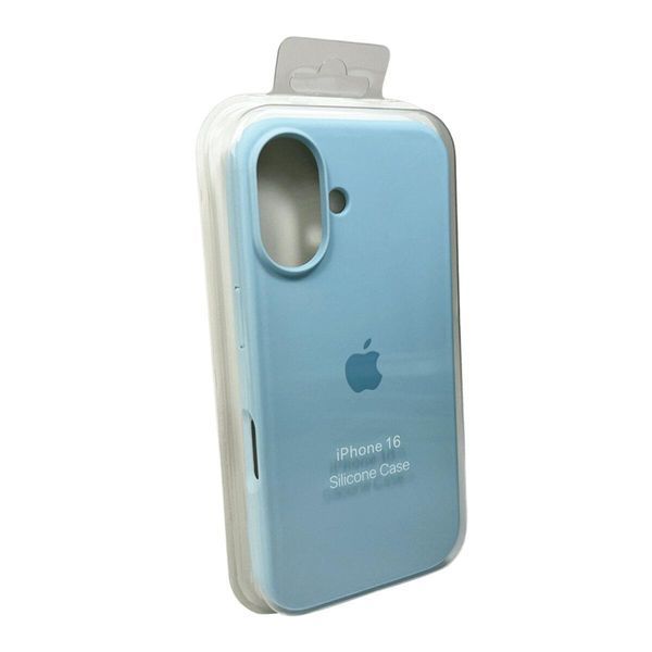 Силіконовий чохол для iPhone 16 Mist Blue 666-01174 фото