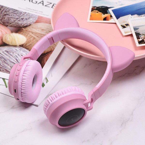 Навушники HOCO W27 Cat ear wireless headphones Pink 656-00947 фото