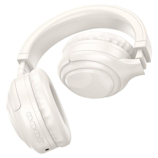 Бездротові навушники HOCO W48 Focus BT headphones Milky white 656-01652 фото