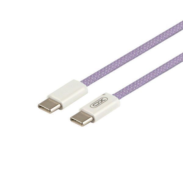 Сетевое зарядное устройство XO CE18 1Type-C PD/QC 30W Type-C to Type-C 1m Голубой 209-00356 фото