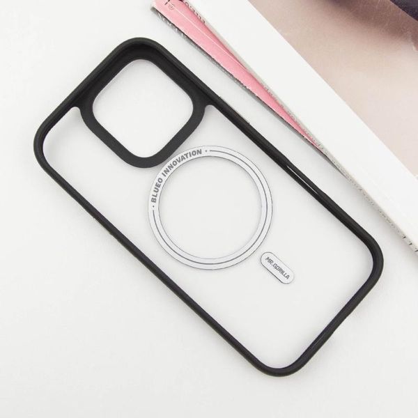 TPU+PC чохол Blueo Skin Friendly Frosted with MagSafe для Apple iPhone 16 Pro Max (6.9") Black 777-07927 фото