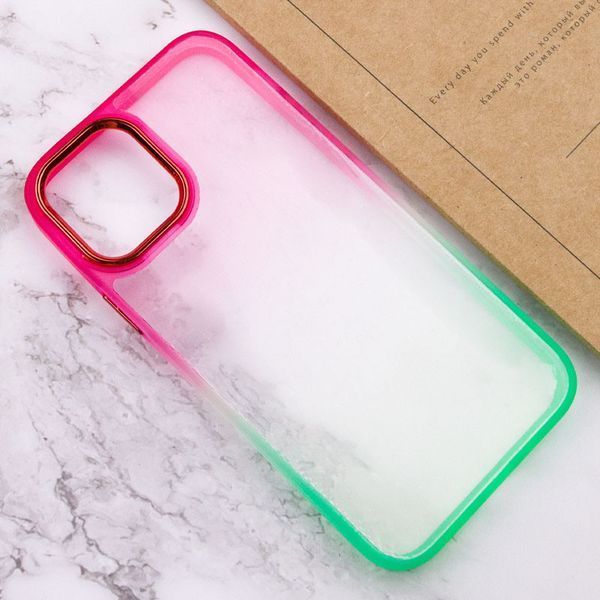 Чохол TPU+PC Fresh sip series для Apple iPhone 11 Pro Max (6.5") Салатовий / Рожевий 777-06699 фото
