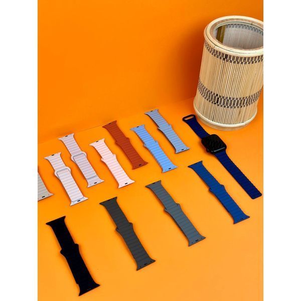 Силіконовий ремінець STR MagStrap Desing No1 для Apple Watch 38/40/41mm Blue 212-02811 фото