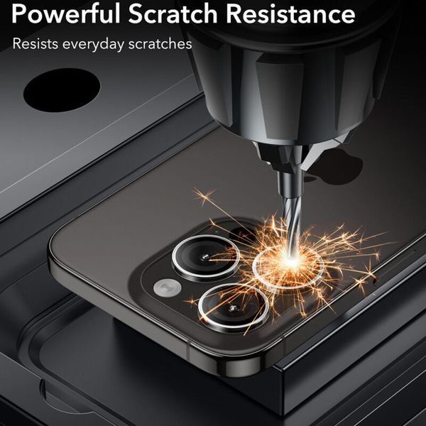Защитное стекло Metal Classic на камеру для Apple iPhone 15 Pro (6.1") / 15 Pro Max (6.7") Silver 204-00440 фото