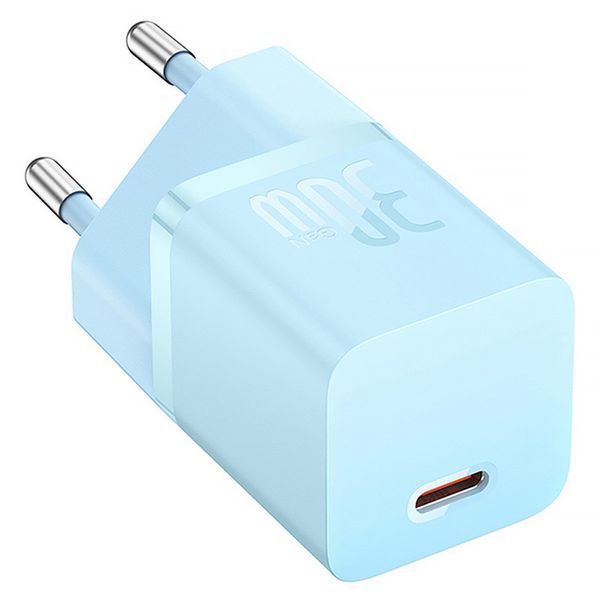 СЗУ Baseus GaN5 Fast Charger mini PD30W (1USB-C) + кабель Type-C to Type-C (P10110902) Galaxy Blue ILSO-00000076503-2 фото