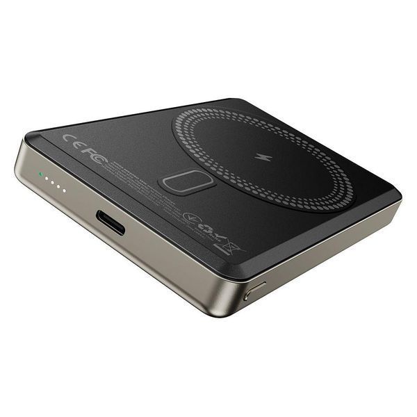 Мобільна батарея Ridea RP-M10 MAGPRO QC/PD 20W, QI 15W with Magnetic 10000mAh Титан 656-01512 фото