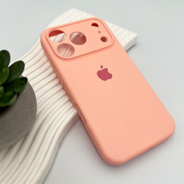 Силіконовий чохол з закритою камерою для iPhone 17 Pro Grapefruit 666-04267 фото