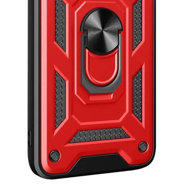 Ударостійкий чохол Camshield Serge Ring для Xiaomi Poco F4 Red 777-04566 фото