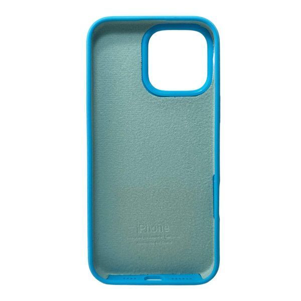 Силиконовый чехол для iPhone 16 Pro Surf Blue 666-01226 фото
