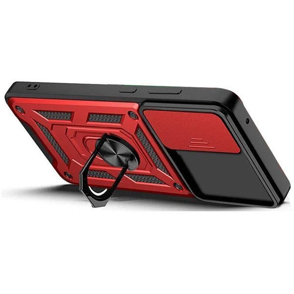 Ударопрочный чехол Camshield Serge Ring для Samsung Galaxy A03 Core Red 777-04636 фото