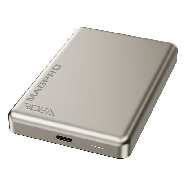 Мобільна батарея Ridea RP-M10 MAGPRO QC/PD 20W, QI 15W with Magnetic 10000mAh Титан 656-01512 фото