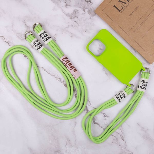 Чехол TPU two straps California для iPhone 13 Pro Green 208-05646 фото