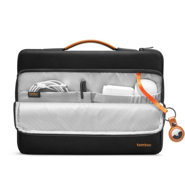 Сумка для ноутбука Tomtoc Defender-A14 Laptop Briefcase Black 13 Inch (A14C2D1) 656-00239 фото