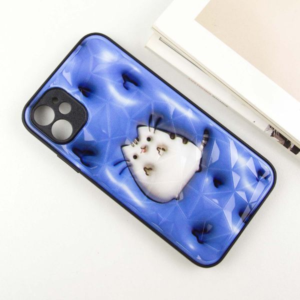 Чехол TPU+PC Prisma Fluffie для Apple iPhone 12 (6.1") Pusheen 208-05531 фото