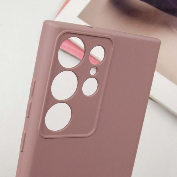 Чехол Silicone Cover Lakshmi Full Camera для Samsung Galaxy S25 Ultra Розовый 555-02122 фото