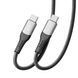 Кабель Ridea RC-US42 UltraStrong Type-C to Type-C 60 W 1.2m Чорний 209-00310 фото 5