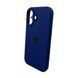 Силіконовий чохол з закритою камерою для iPhone 16 Mid Black 666-05463 фото 4