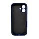 Силіконовий чохол з закритою камерою для iPhone 16 Mid Black 666-05463 фото 3