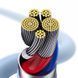 Кабель Baseus Jelly Liquid Silica Gel Fast Charging Data Cable Type-C to iP 20W 2m Blue CAGD020103 фото 4