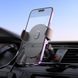 Держатель для мобильного HOCO H18 Mighty one-button car holder(air outlet) Black 656-00494 фото 5