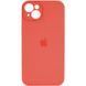 Силиконовый чехол с закрытой камерой для iPhone 14 Peach 666-00812 фото
