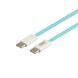 Сетевое зарядное устройство XO CE18 1Type-C PD/QC 30W Type-C to Type-C 1m Голубой 209-00356 фото 8